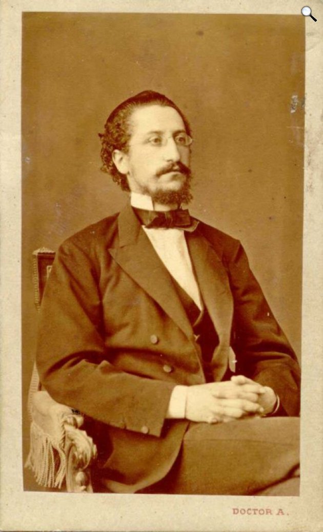 Goldziher Ignác (1850-1921) nyelvész, iszlám kutató (Fotó: OSZK)