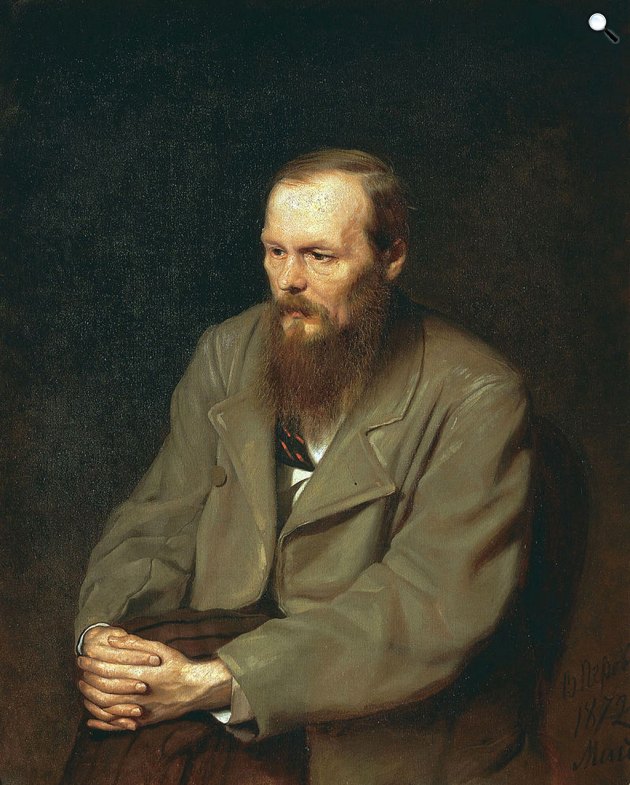 Vaszilij Perov: Fjodor Mihajlovics Dosztojevszkij (1821-1881) orosz író, 1872 (Fotó: Wikipédia)