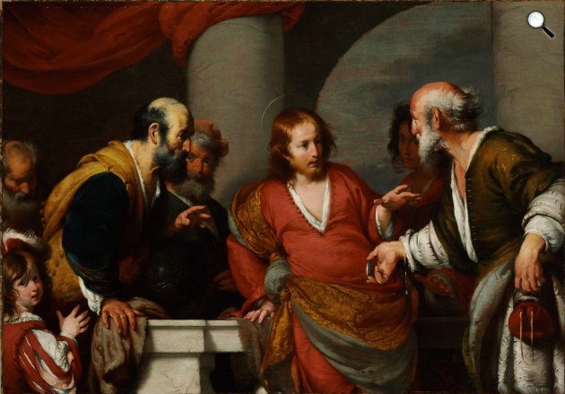 Bernardo Strozzi: Az adógaras, 1630 körül (Fotó: Szépművészeti Múzeum)