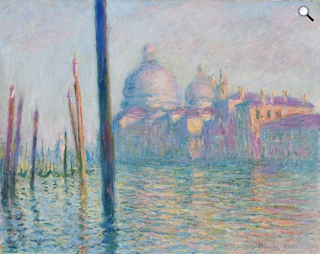 Claude Monet: Canal Grande, Velence, 1908 (Fotó: Museum of Fine Arts/Wikimédia)