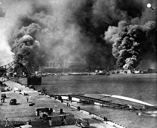 Japán támadást intézett a Pearl Harbor-i amerikai támaszpont ellen 1941. december 7-én (Fotó: Wikimédia)