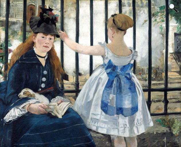 Edouard Manet: A vasút, 1873 (Fotó: National Gallery of Art/Wikimédia)