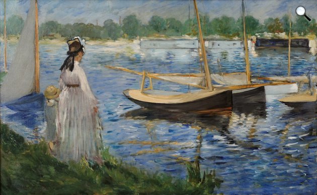 Edouard Manet: Szajna Argenteuilnél, 1874 (Fotó: Courtauld Institute of Art/Wikimédia)
