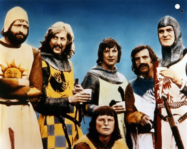 Monty Python - Terry Gilliam, Terry Jones, Michael Palin, Graham Chapman, John Cleese és Eric Idle (Fotó: listal.com)