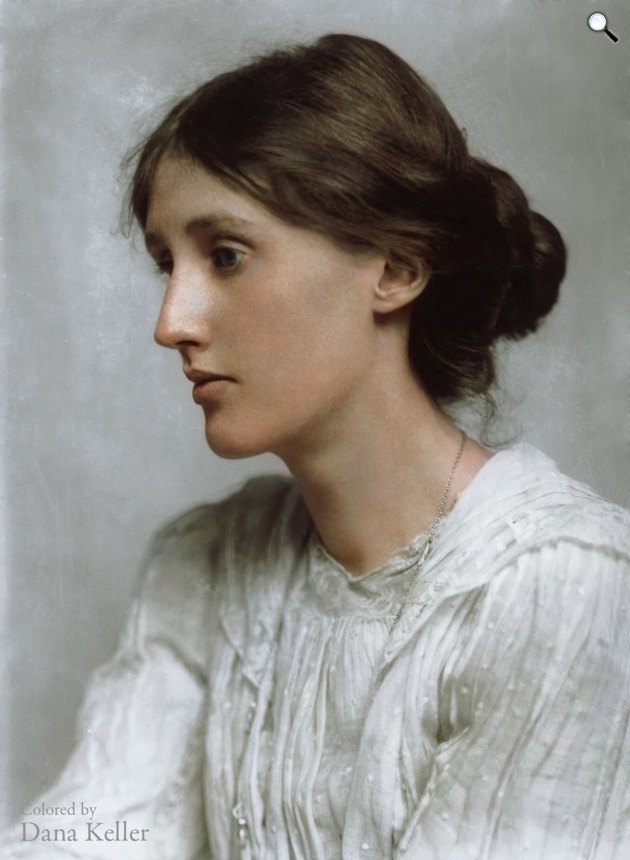 Virginia Woolf (1882-1941) író, kritikus, könyvkiadó, feminista, 1902 (Fotó: George Charles Beresford/Dana Keller/Facebook)