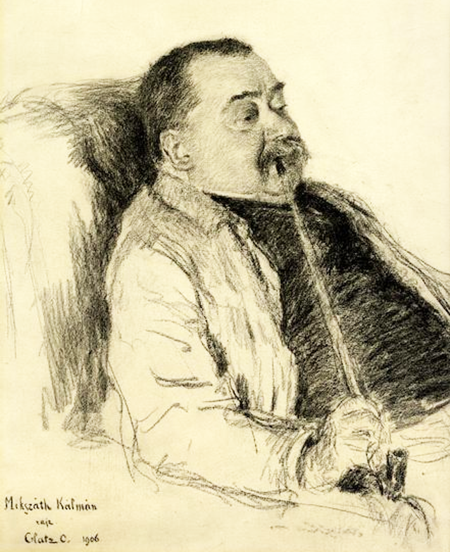 Glatz Oszkár: Mikszáth Kálmán (1847-1910) író, újságíró, szerkesztő, országgyűlési képviselő (Fotó: MNM/europeana.eu)