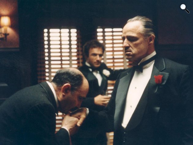 A Keresztapa - James Caan, Marlon Brando és Robert Duvall, 1972 (Fotó: Pannonia Entertainment)  