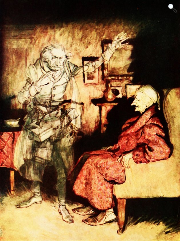 Arthur Rackham: Charles Dickens - Karácsonyi ének, illusztrálás, 1915 (Fotó: Pixabay)