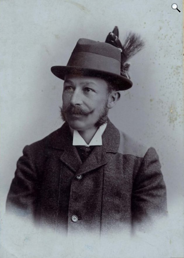 Chernel István (1865-1922) ornitológus, az első magyar madártan szerzője, 1909 (Fotó: Wikimédia)