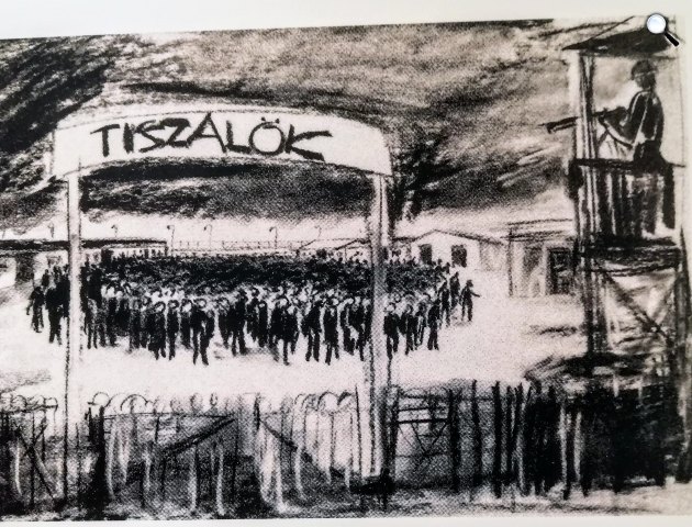 Josef Ringhoffer: Táborkapu Tiszalökön, Recsk, 1953 (Fotó: Recski Emlékhely/Cultura.hu)