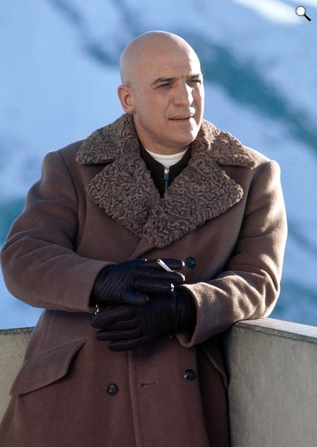 James Bond: Őfelsége titkos szolgálatában - Telly Savalas, 1969 (Fotó: Wikimédia)