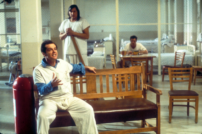Milos Forman: Száll a kakukk fészkére - Jack Nicholson, 1979 (Fotó: InterCom)