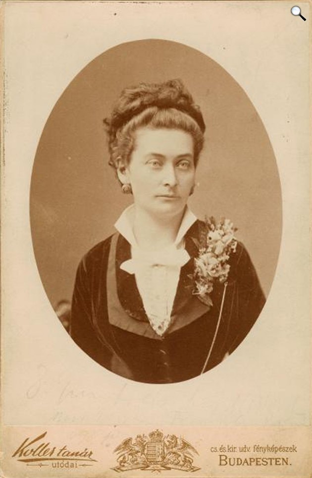 Szentgyörgyi gróf dr. Hugonnai Vilma (1847-1922), az első magyar orvosnő, 1897 (Fotó: Magyar Nemzeti Múzeum/europeana.eu)