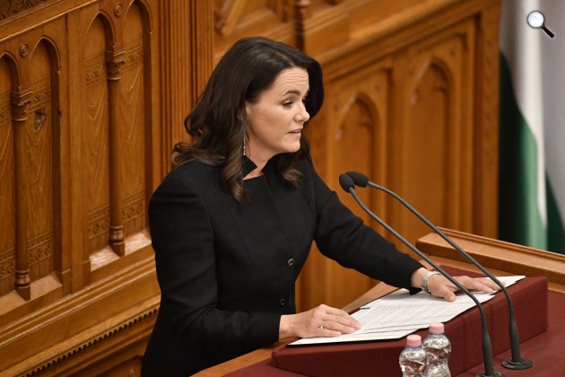 Novák Katalin Magyarország köztársasági elnöke 2022 májusától (Fotó: MTI/Máthé Zoltán)