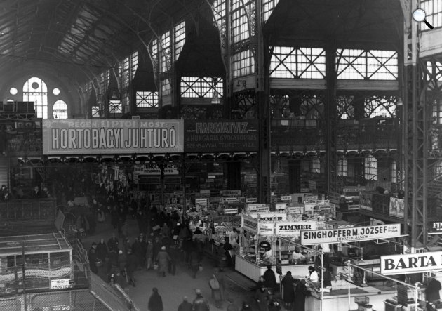 Központi Vásárcsarnok, Budapest, 1930 (Fotó: Fortepan/National Archives, Washington, USA, RG151 FC/Négyesi Pál)