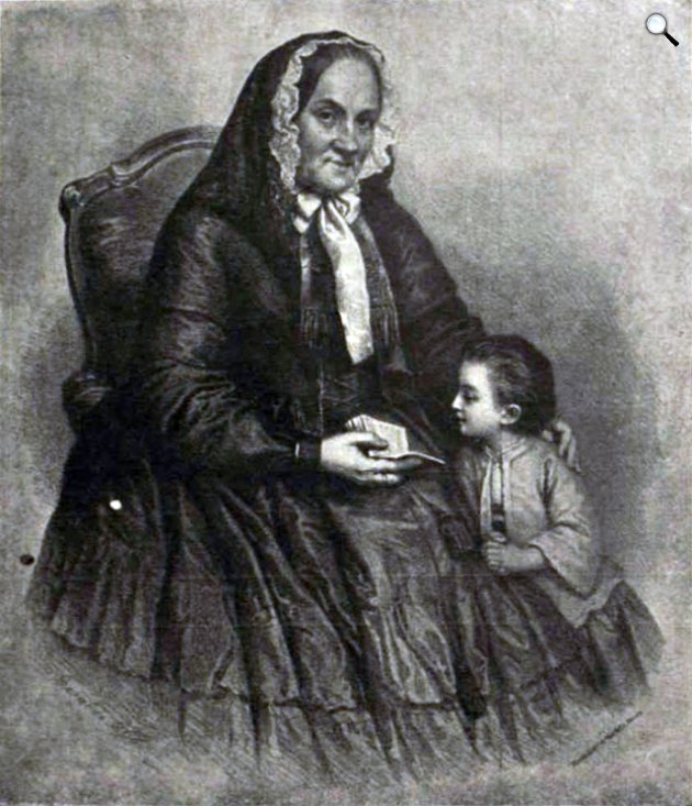 Barabás Miklós: Brunszvik Teréz grófnő (1775-1861) az első magyarországi óvodák megalapítója (Fotó: Vasárnapi Ujság/OSZK)