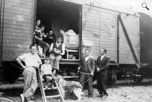 Szinte mindenüket elveszítették a Csehszlovákiából kitelepített magyarok, 1947 (Fotó: Fortepan/Csorba Dániel)