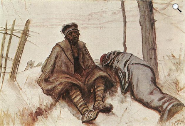 Mednyánszky László: Szerbiában, 1914 (Fotó: MNG)