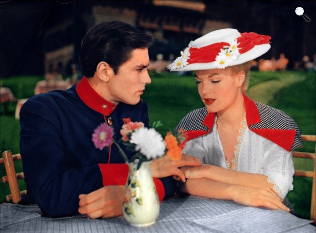 Christine - Alaine Delon és Romy Schneider, 1958 (Fotó: Port.hu)