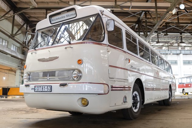 Ikarus 66 Faros busz a Közlekedési Múzeumban (Fotó: Közlekedési Múzeum)