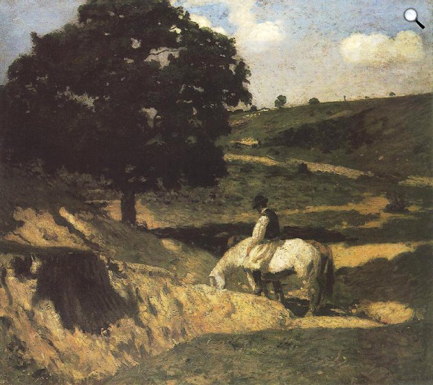 Iványi Grünwald Béla: Itatás, 1902 (Fotó: MNG)