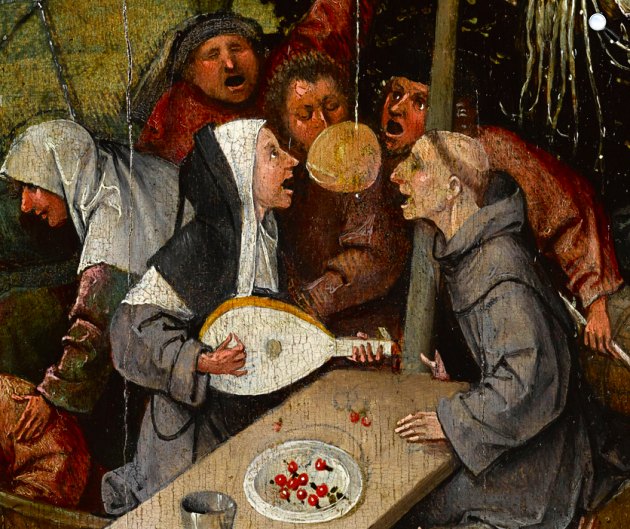 Hieronymus Bosch: A Halál és a fösvény, részlet, 1510 körül (Fotó: Pannonia Entertainment)