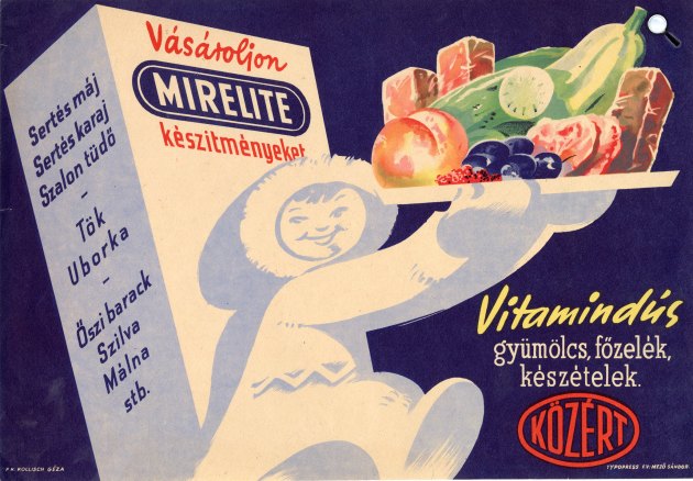 Közért Mirelit - plakát, 1952 (Fotó: OSZK)