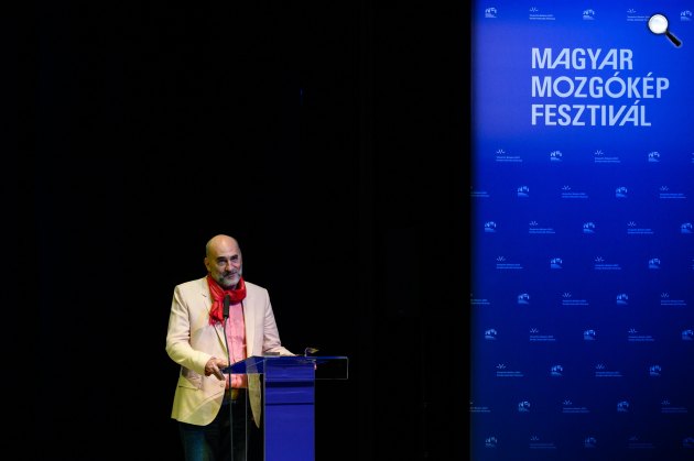 Kulka János díjat vehetett át a Magyar Mozgókép Fesztiválján, 2022 (Fotó: MTI/Vasvári Tamás