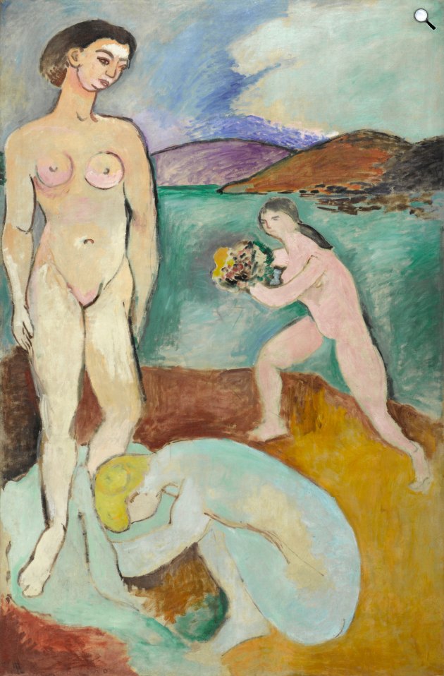 Henri Matisse: Fényűzés I., 1907 (Fotó: Centre Pompidou/Szépművészeti Múzeum)