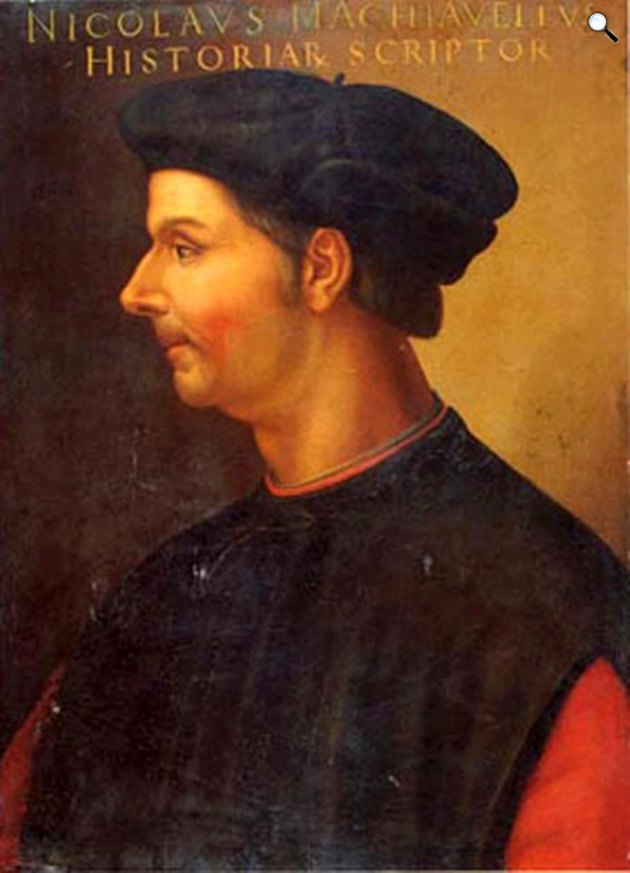 Cristofano di Papi dell'Altissimo: Niccoló Machiavelli (1469-1527) politikus, író között, 1552-1568  (Fotó: Wikipédia)
