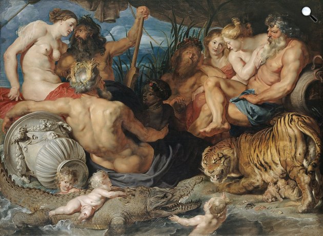 Peter Paul Rubens: A Paradicsom négy folyója c. 1615 (Fotó: Kunsthistorisches Museum/Wikimedia)