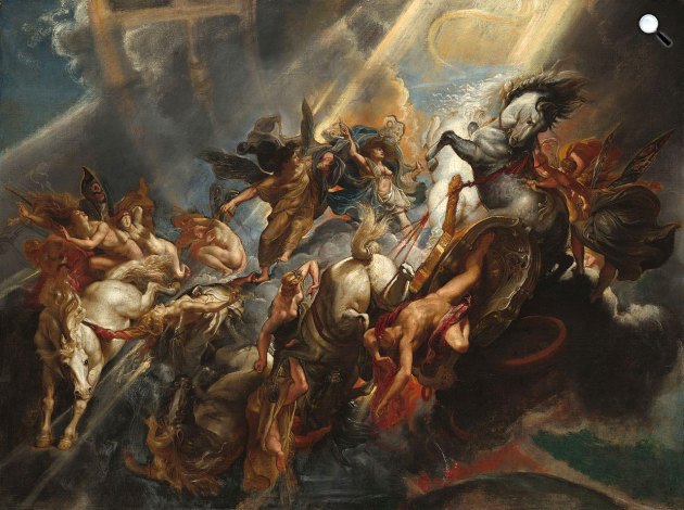 Peter Paul Rubens: Phaeton bukása, 1604,  (Fotó: National Gallery of Art/Wikimedia)
