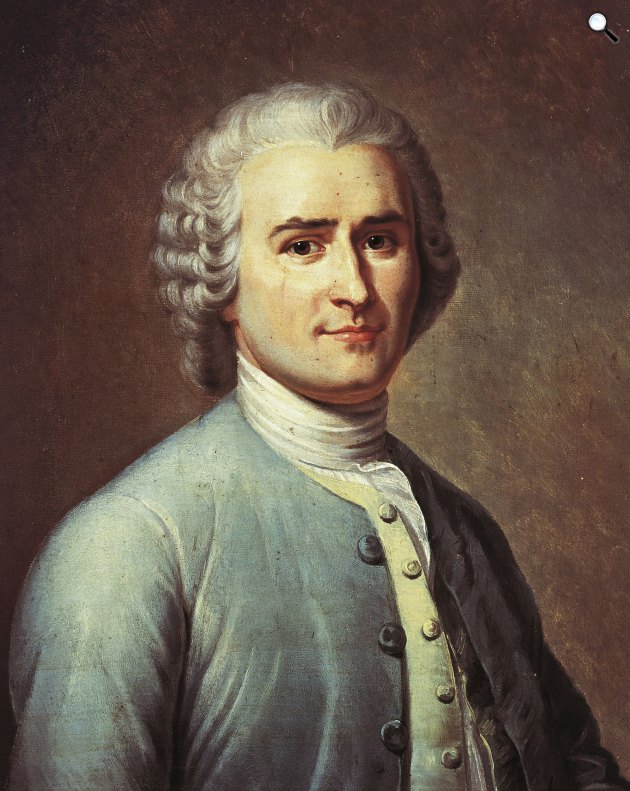 Jean Edouard Lacretelle: Jean-Jacques Rousseau portréja (Fotó: Wikimédia)