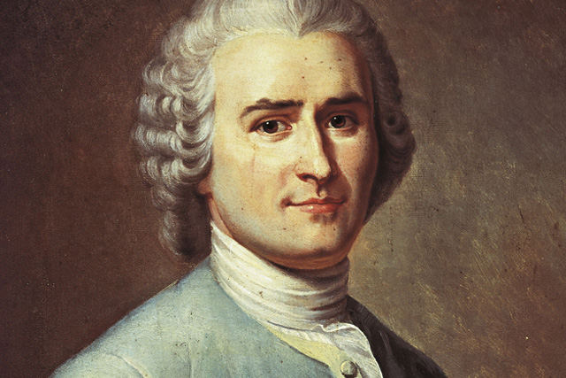 Jean Edouard Lacretelle: Jean-Jacques Rousseau portréja, részlet (Fotó: Versailles/Wikimédia)