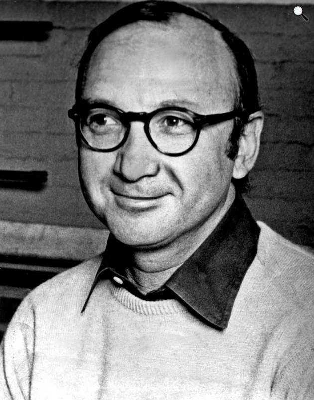 Neil Simon (1927-2018) amerikai drámaíró, a Mezítláb a parkban és a Furcsa pár szerzője, 1974 (Fotó: Press/Wikimédia)