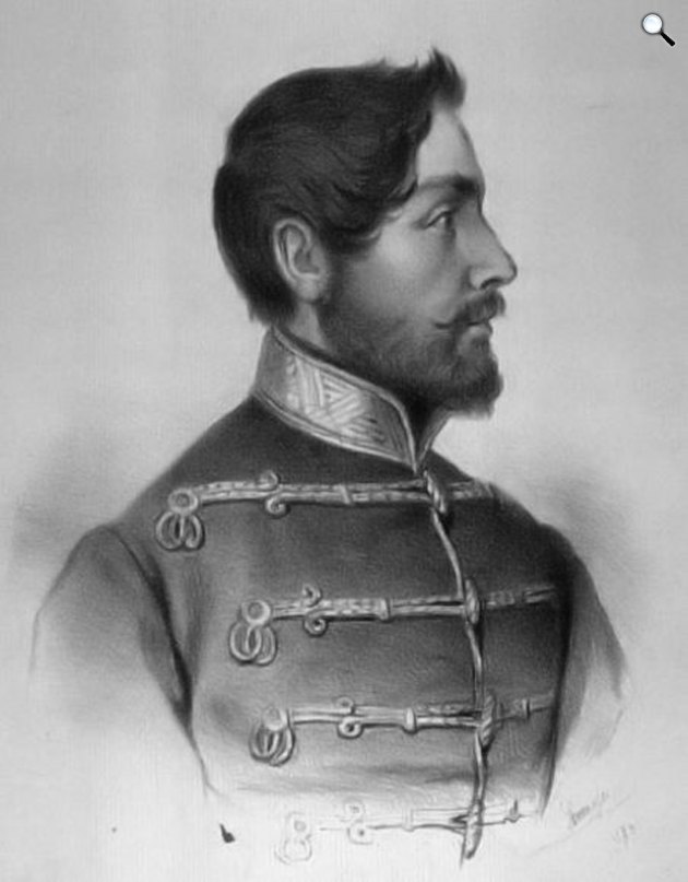 Kazinczy Lajos (1820-1849) honvédezredes, Kazinczy Ferencnek és feleségének, gróf Török Sophie-nak legifjabb fia, a szabadságharc vértanúja (Fotó: Madách Színház)