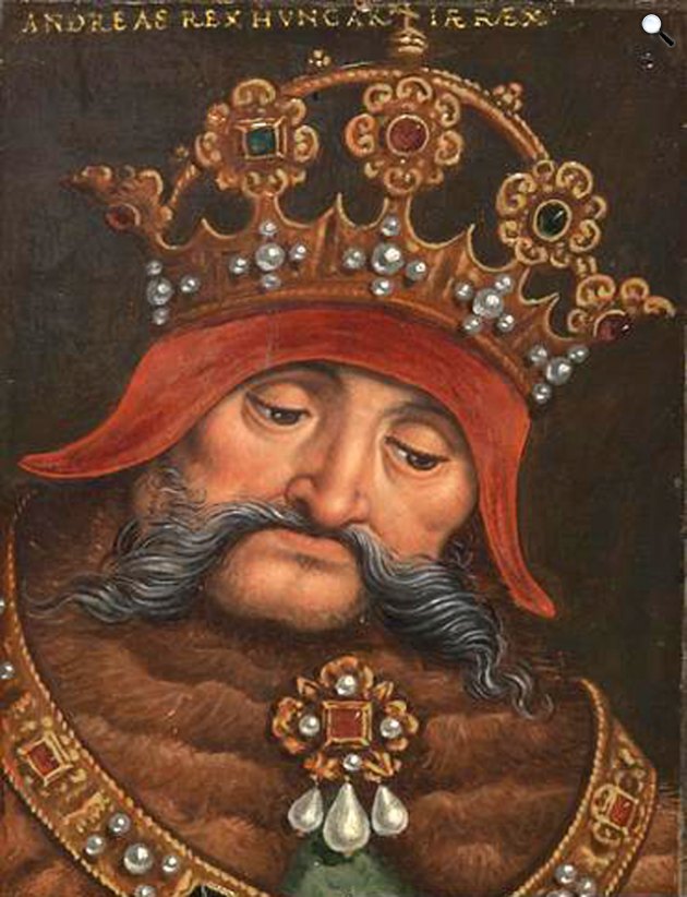 III. (Velencei) András (1265-1301) utolsó Árpád-házi magyar király (Fotó: Wikimedia)