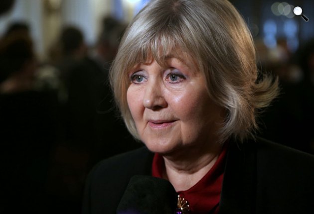 Halász Judit Kossuth-díjas színésznő, énekesnő, 2015 (Fotó: Thaler Tamás/Wikimedia)