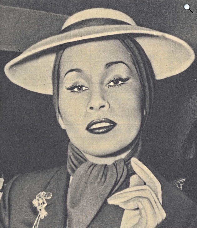 Yma Sumac (1922-2008) perui-amerikai énekesnő Olaszországban, 1954 (Fotó: Foto Brosio/Wikimedia)