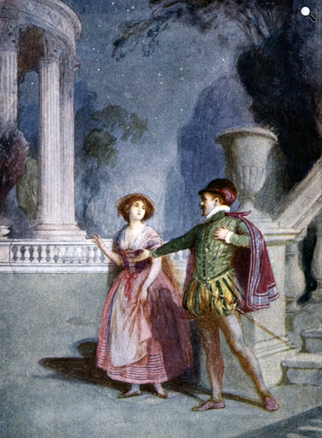 Mozart - Don Giovanni megpróbálja elcsábítani Zerlinát (Fotó: Wikimedia)