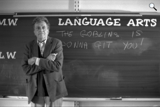 Kurt Vonnegut (1922-2007) író szeretett tanítani, oktatni (Fotó: Kurt Vonnegut: Unstuck in Time/ C. Minnick/B Plus Prods)