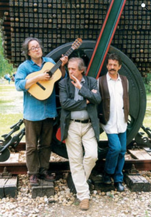 Sebő Ferenc, Jordán Tamás, Galkó Balázs - Szárszói Találkozó, 1999 (Fotó: Wikimedia/szarszoitalalkozo.hu)