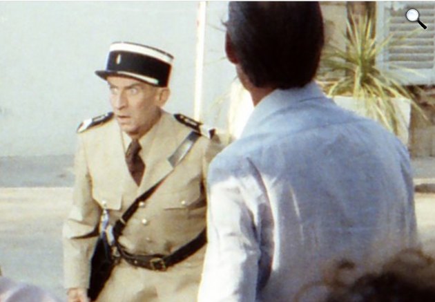 A csendőr és a földönkívüliek forgatása - Louis de Funes színész, Saint-Tropez, 1978 (Fotó: Rolf Gebhardt/Wikimedia)