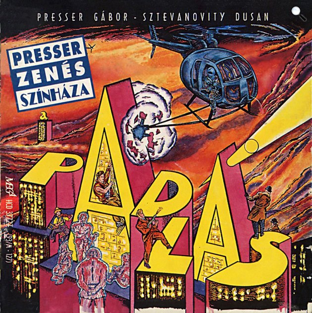 PresseSztevanovity-Horváth A padlás c. musiceljének eredeti album 1993-as CD-kiadásának borítója (Fotó: Hungaroton Records/Wikimedia)