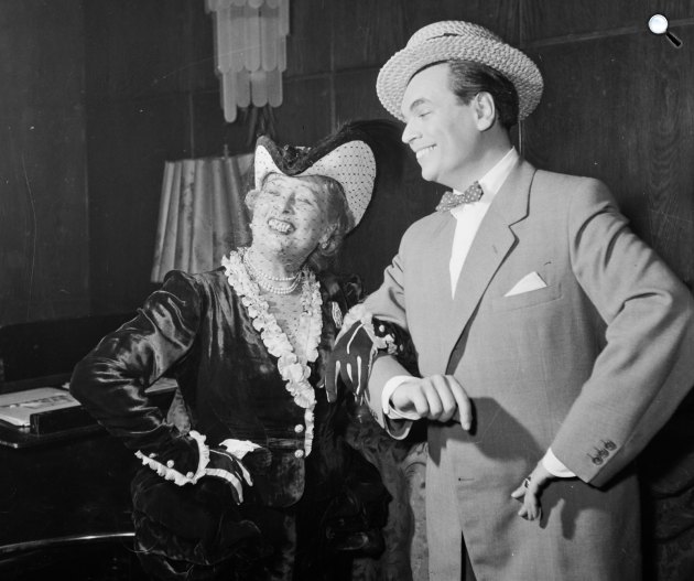 Honthy Hanna és Rátonyi Róbert színművésze, 1962 (Fotó: Fortepan/ Bauer Sándor)
