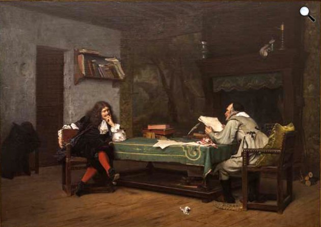 Jean-Léon Gérôme: Kollaboráció (Molière és Corneille), 1873 (Fotó: Robert Simon/Wikimedia)
