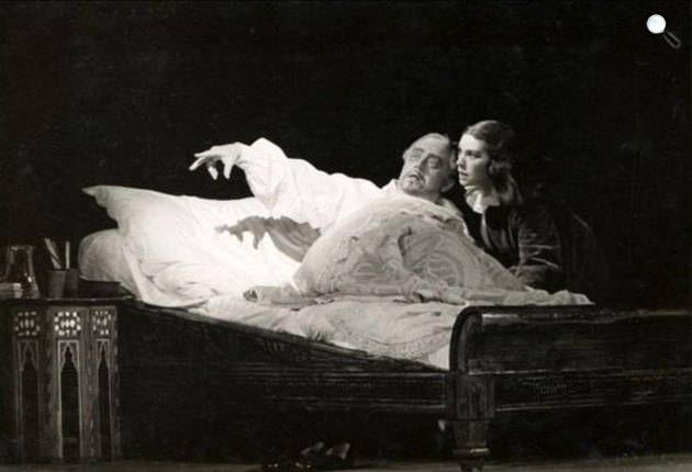 Eugene ONeil: Amerikai Elektra - Csortos Gyula (1883-1945) és Bajor Gizi (1893-1951), Nemzeti Színház, 1937 (Fotó: Wikimedia)