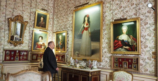 Francisco Goya művei a Palaco de Liria termében, José Luis López Linares filmjében (Fotó: Pannonia Entertainment)
