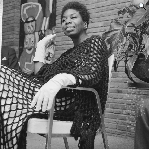 Nina Simone (1933-2003) amerikai soul- és dzsesszénekes, emberjogi aktivista (Fotó: Ron Kroon/Anef/Wikimedia)