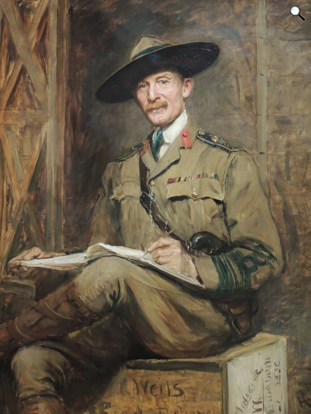 Hubert von Herkomer: Lord Robert Baden-Powell (1857-1941) a brit hadsereg altábornagya, író és a cserkészet megalapítója (Fotó: NPG/Wikimedia)